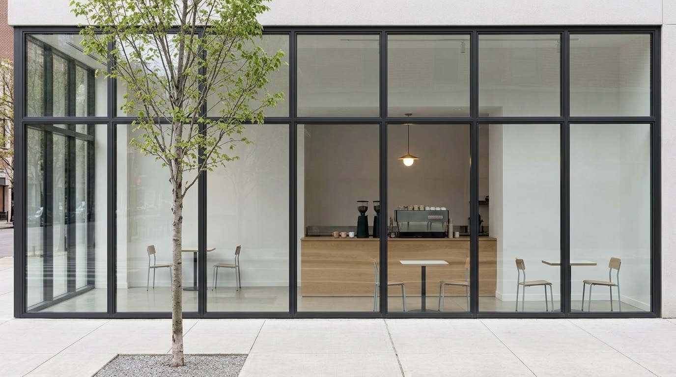 YPI Phantom P-Series ES150 — Window wall