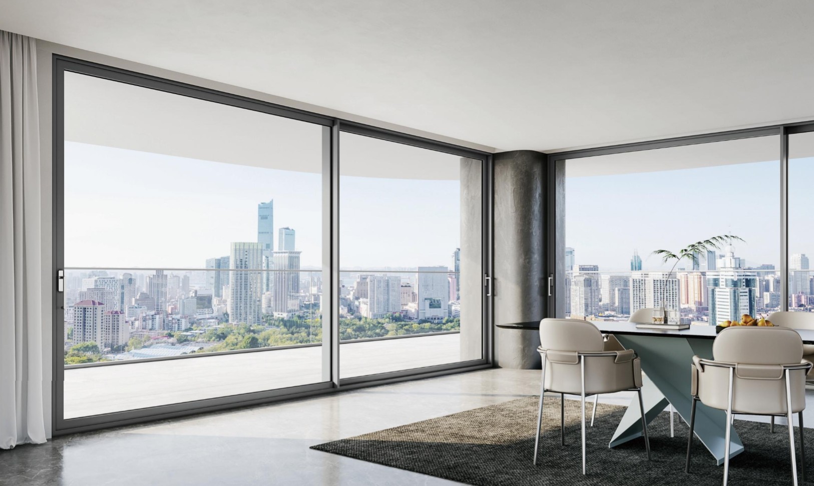 YPI Phantom S-Series PS128 — Slimline patio door